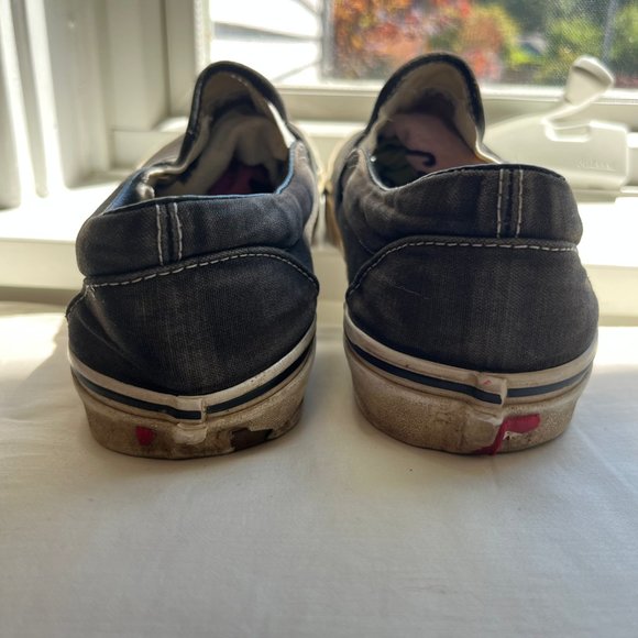 Vans Classic Slip-On - Black/White - Women’s 7.5 - Picture 6 of 7